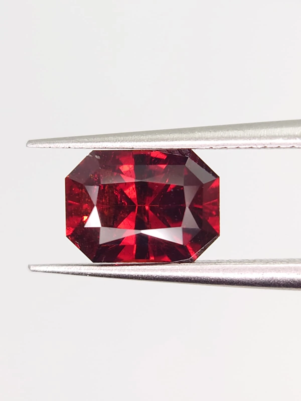 2.62ct Natural Malaya Garnet Fancy Cut From Tanzania — view 1